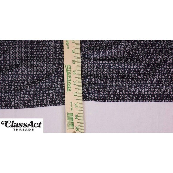 FOOTJOY FJ Blue Geo Metric Short Sleeve Logo Golf Polo Shirt Men's XL - Picture 7 of 9